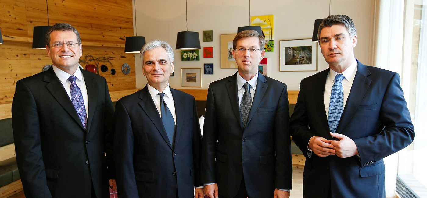 Prime ministers of Austria, Croatia and Slovenia meet to discuss energy priorities